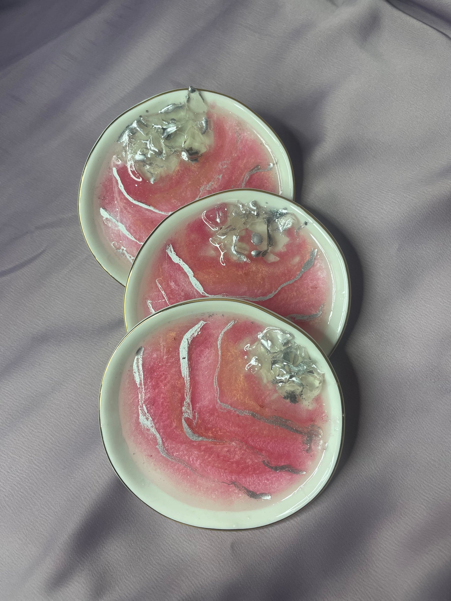Pink Porcelain Ring Dish