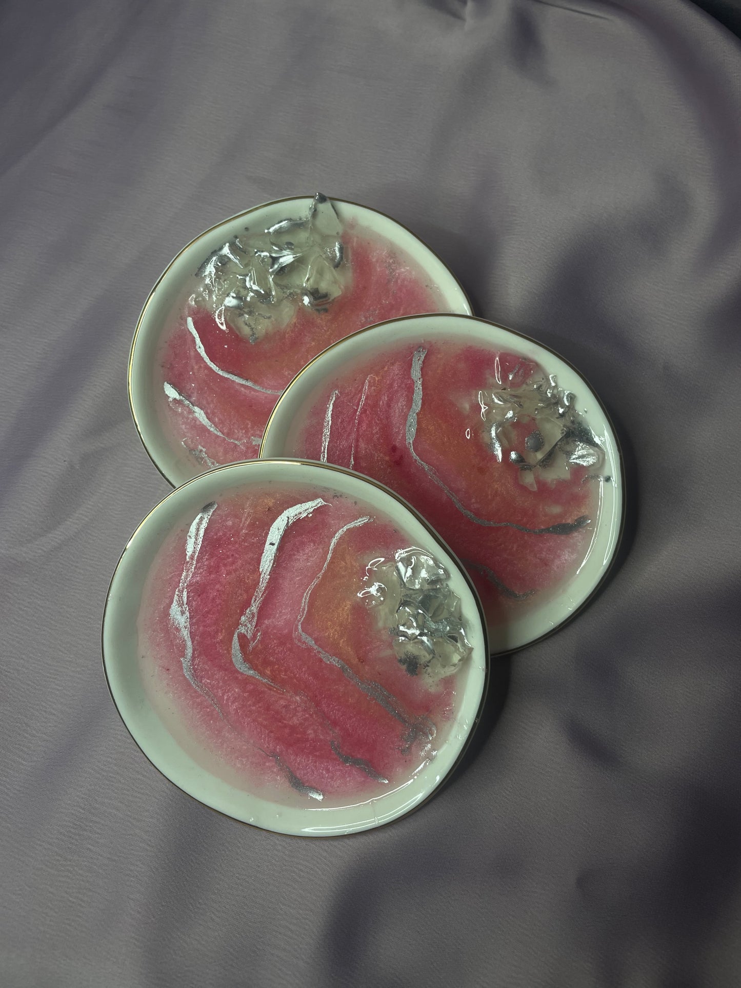 Pink Porcelain Ring Dish