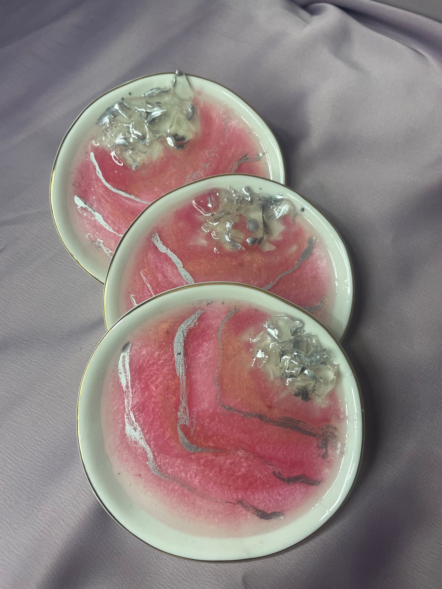Pink Porcelain Ring Dish