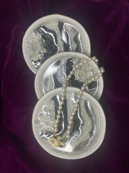 Black Porcelain Ring Dish