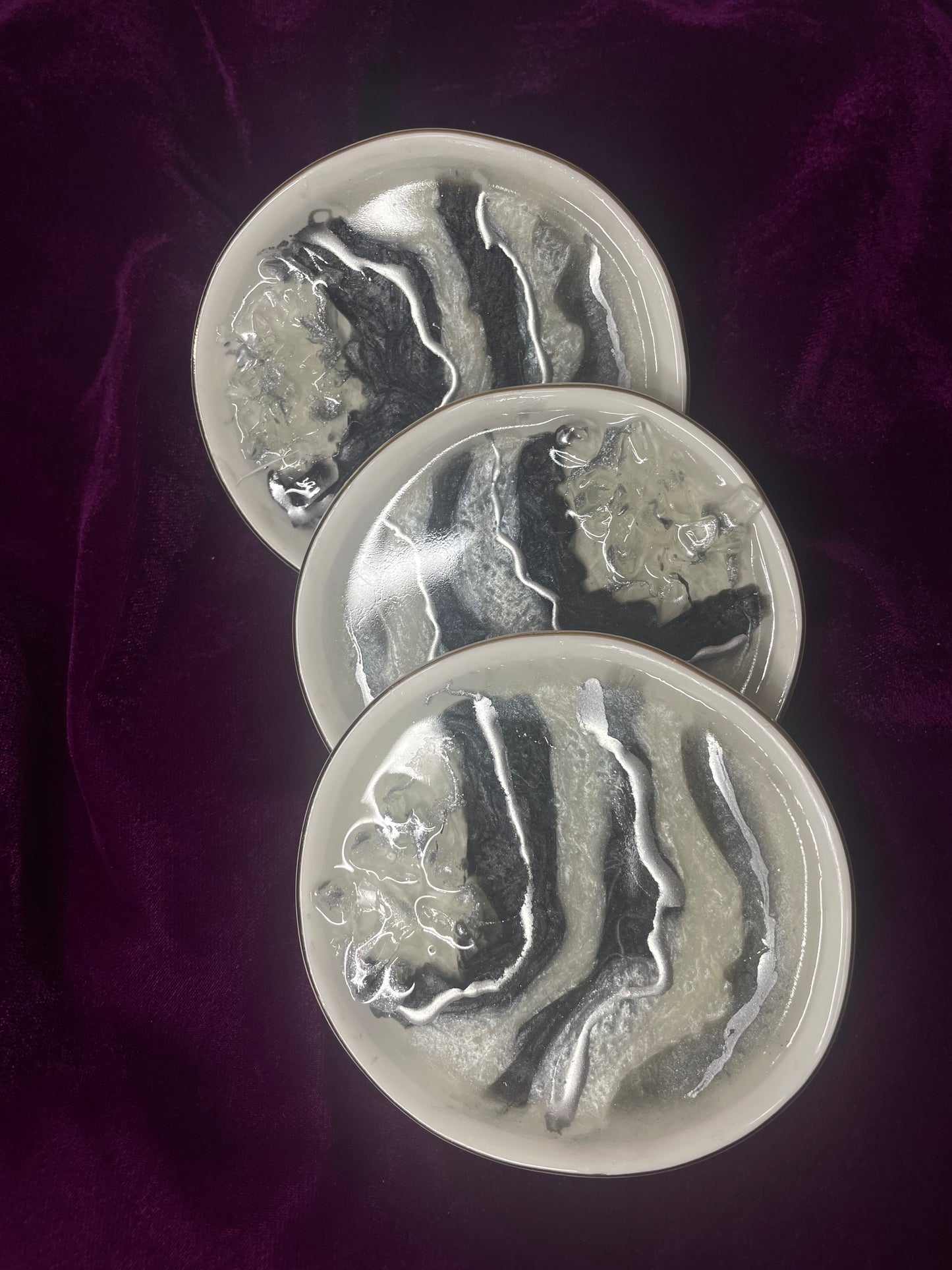 Black Porcelain Ring Dish