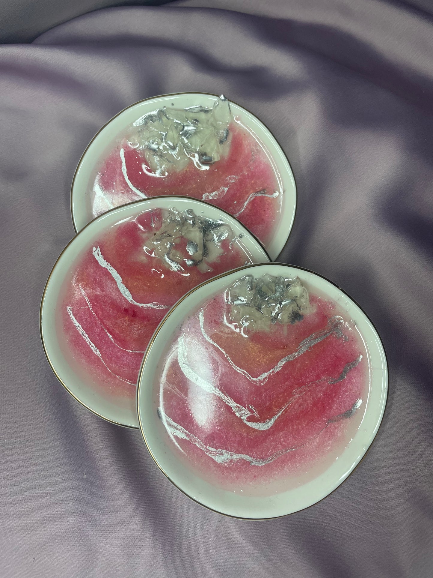 Pink Porcelain Ring Dish