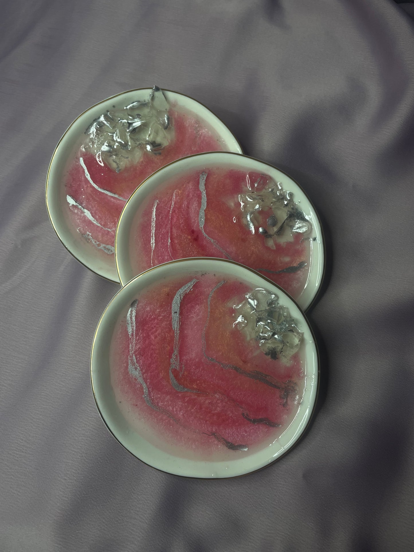 Pink Porcelain Ring Dish