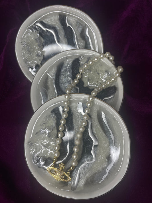 Black Porcelain Ring Dish