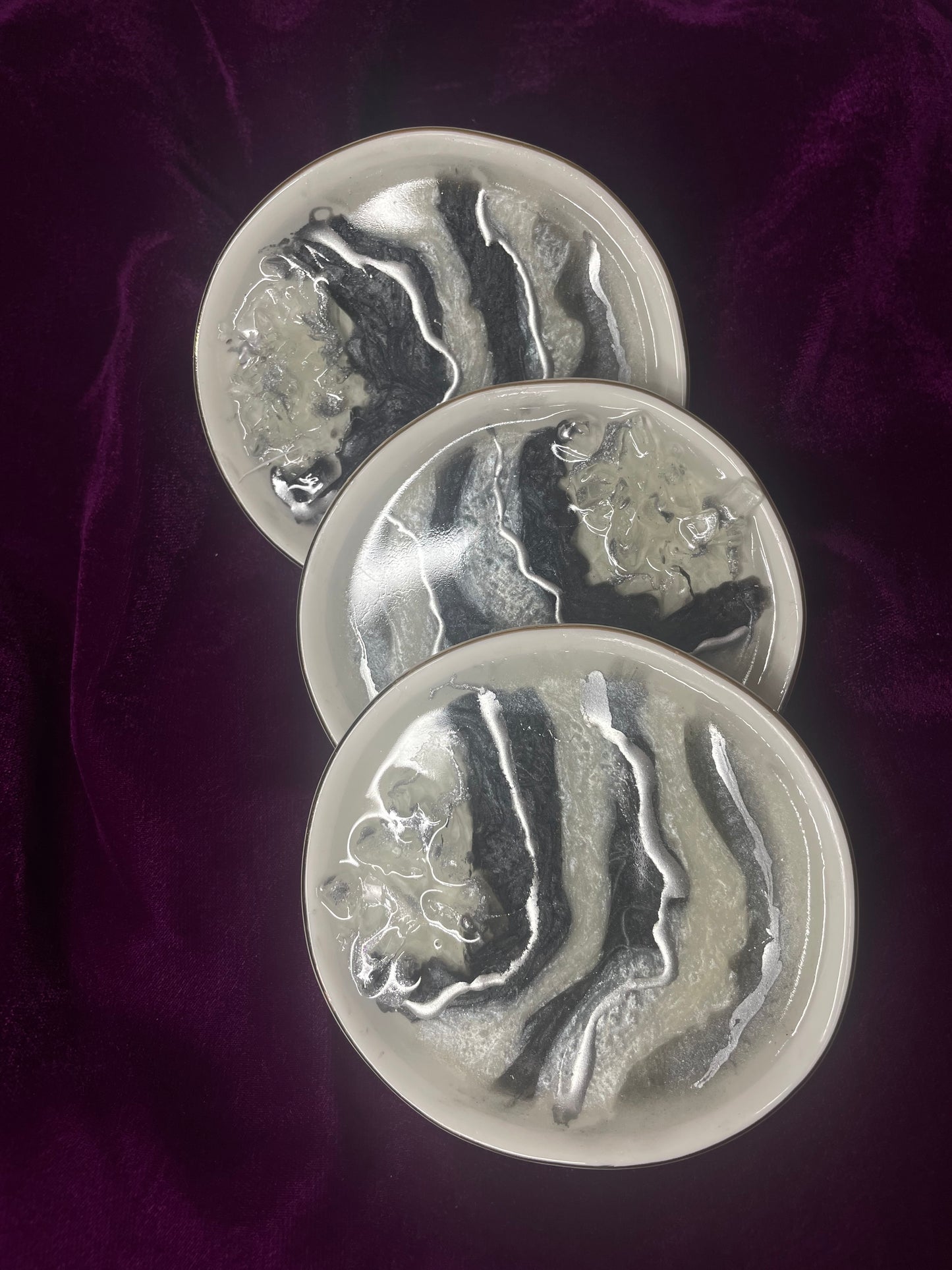Black Porcelain Ring Dish