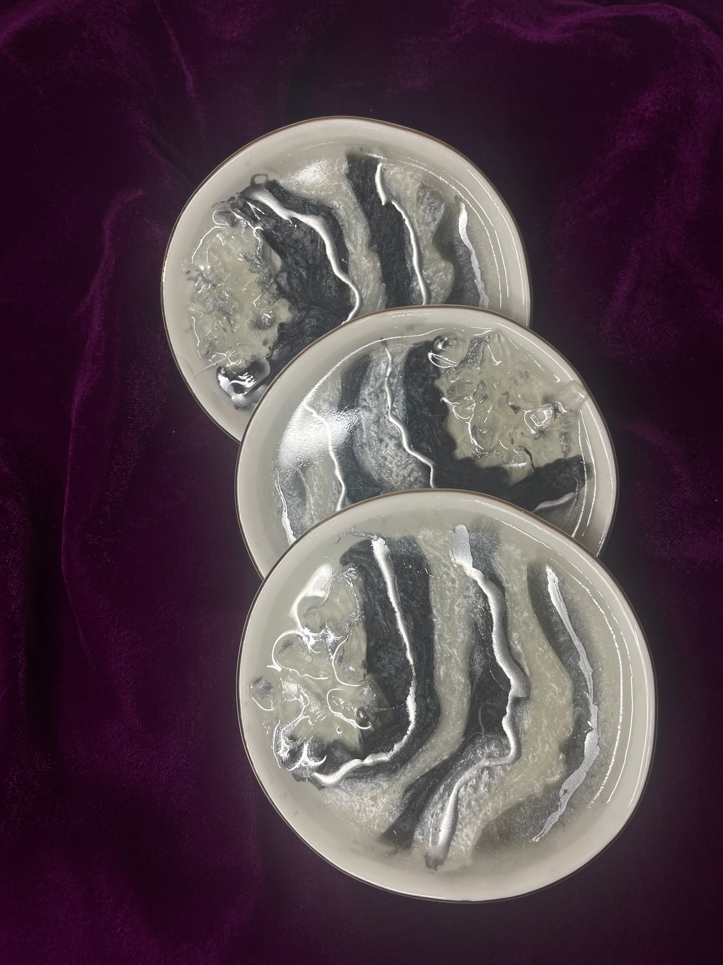 Black Porcelain Ring Dish