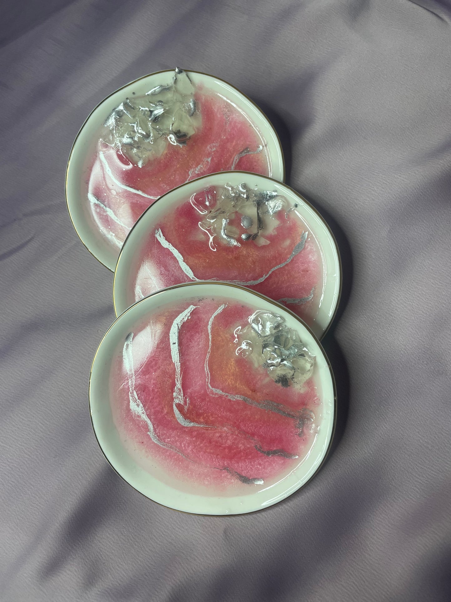 Pink Porcelain Ring Dish