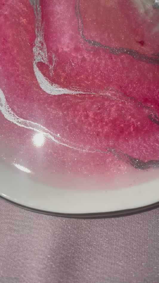 Pink Porcelain Ring Dish
