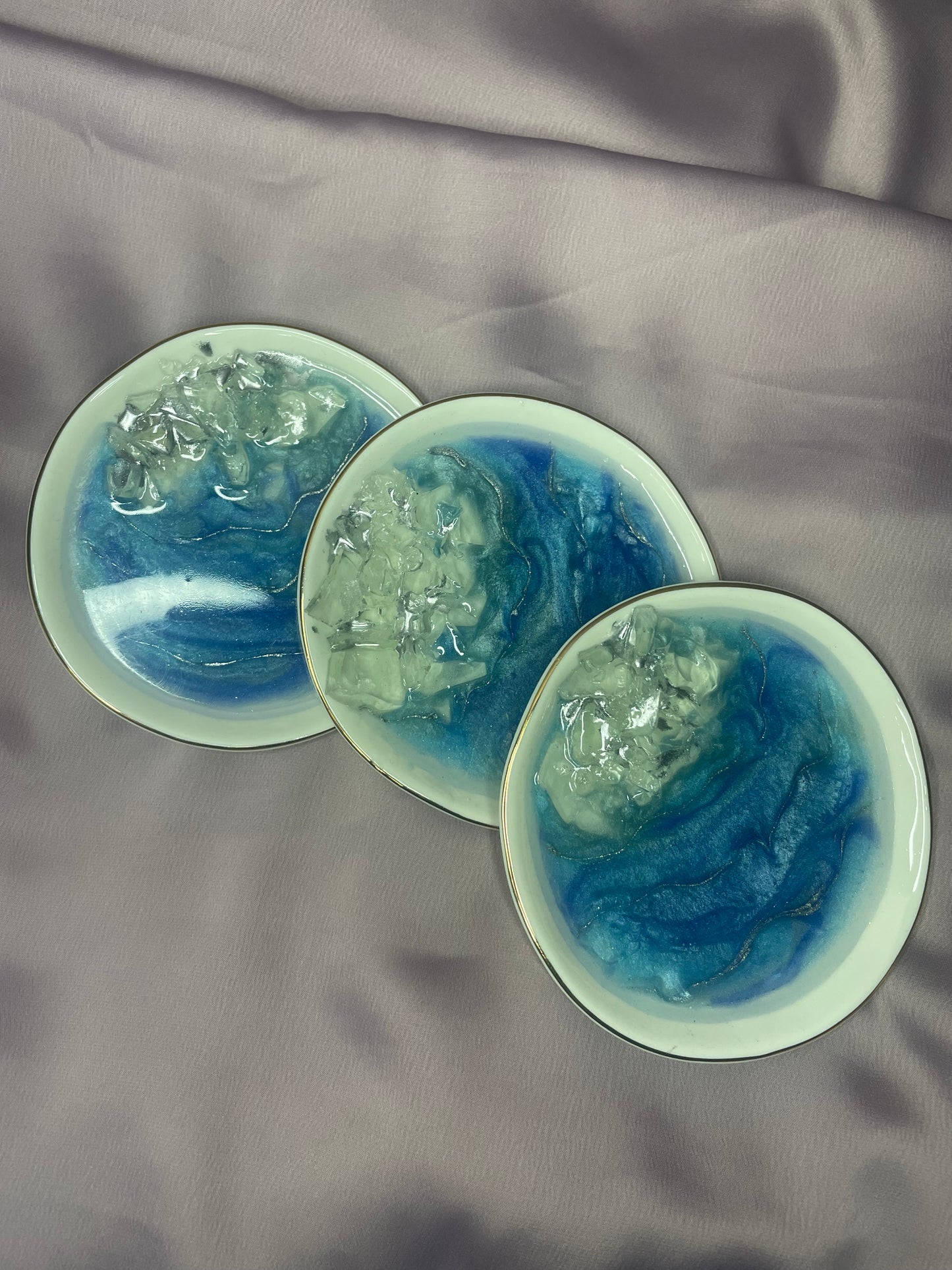 Blue Porcelain Ring Dish