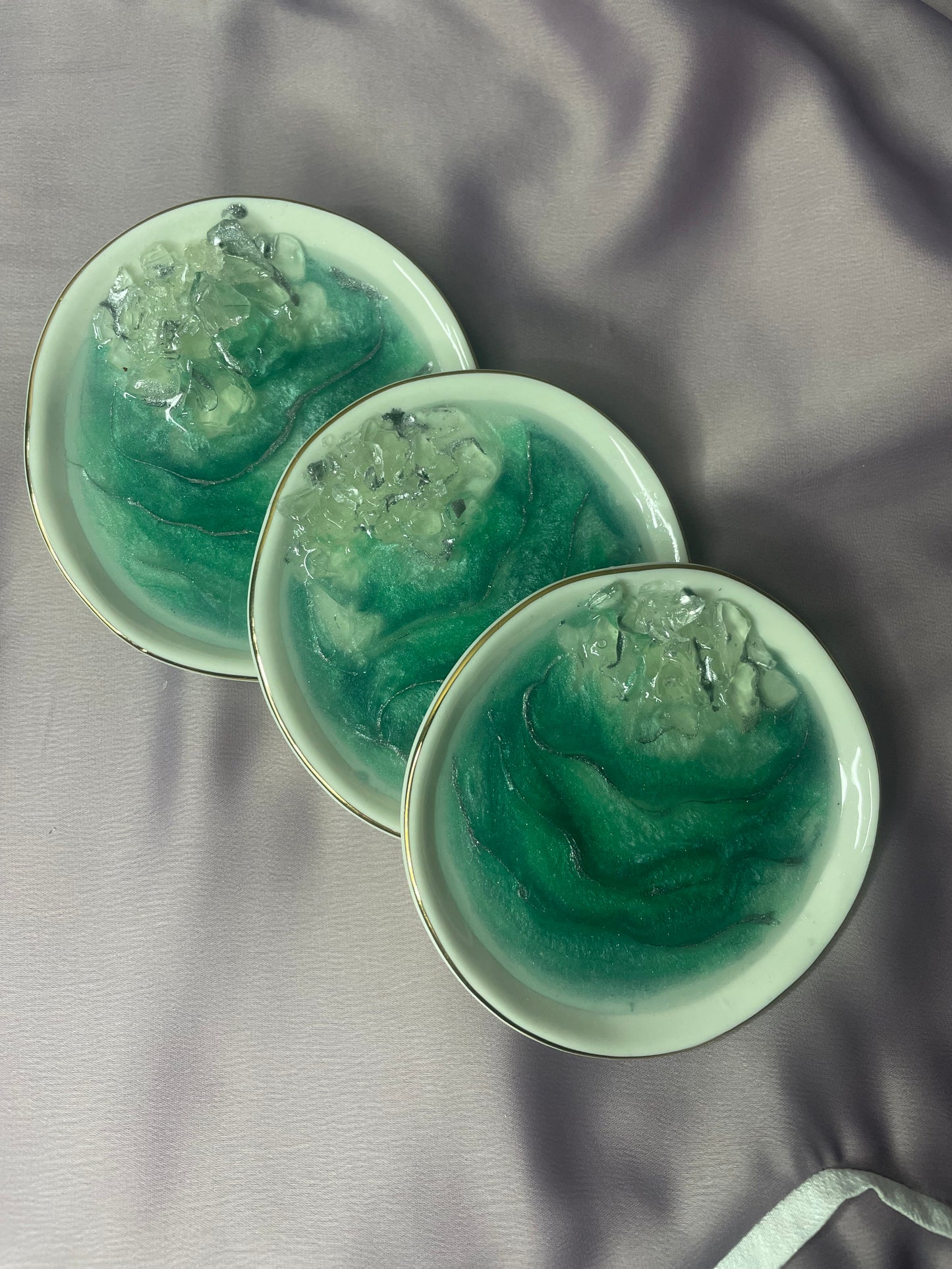 Green Porcelain Ring Dish