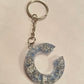 Alphabet Letter Resin Keyring - Custom