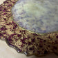 Clear, cream and gold, with rose petals and gold flakes - Round Resin Placemat