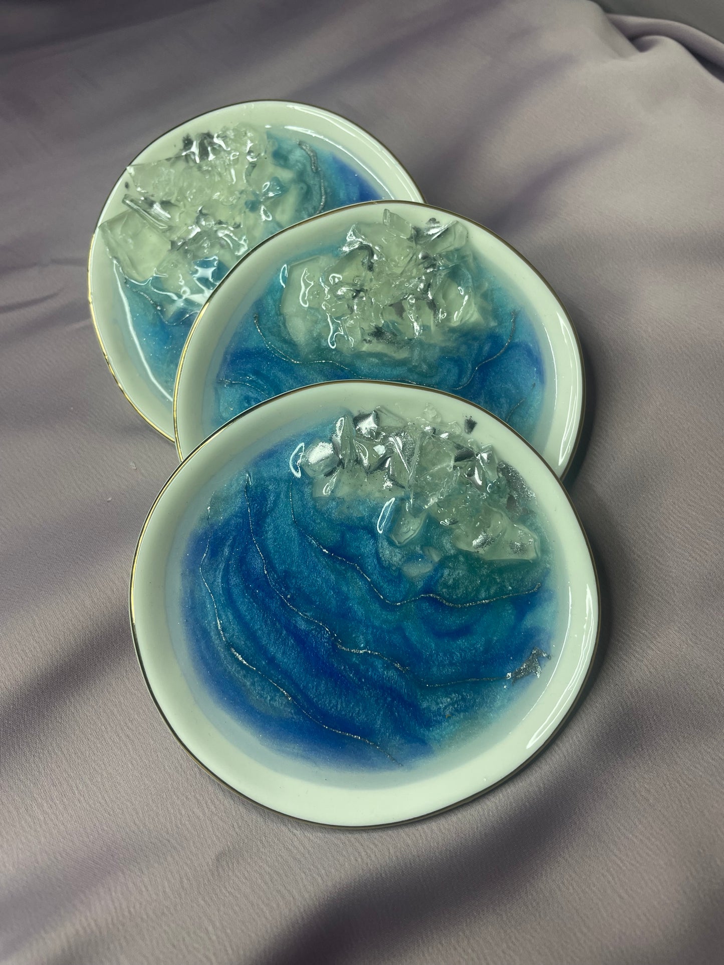 Blue Porcelain Ring Dish