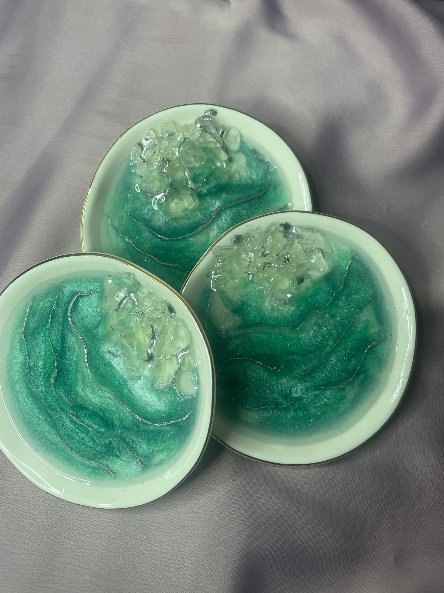 Green Porcelain Ring Dish