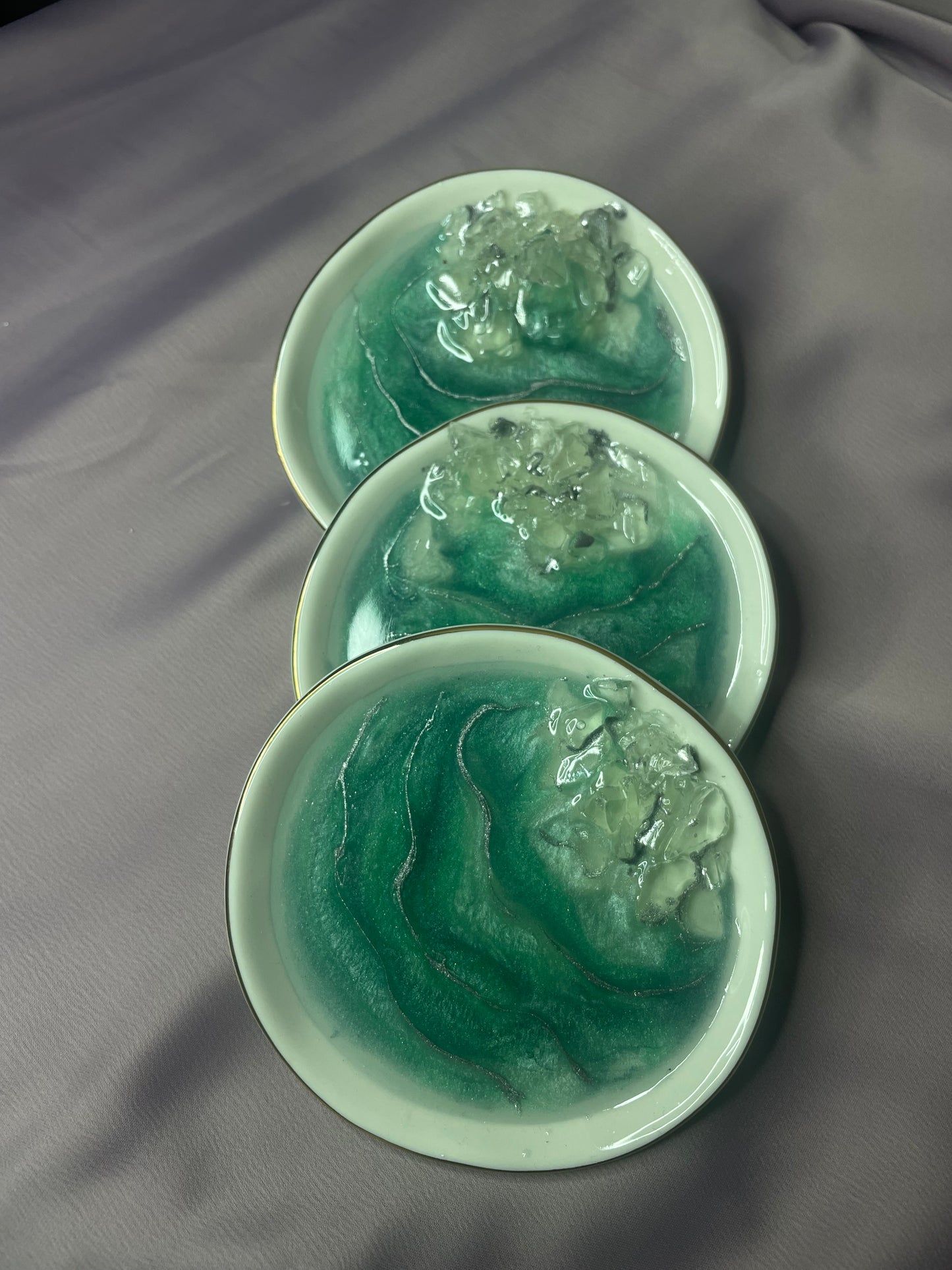 Green Porcelain Ring Dish