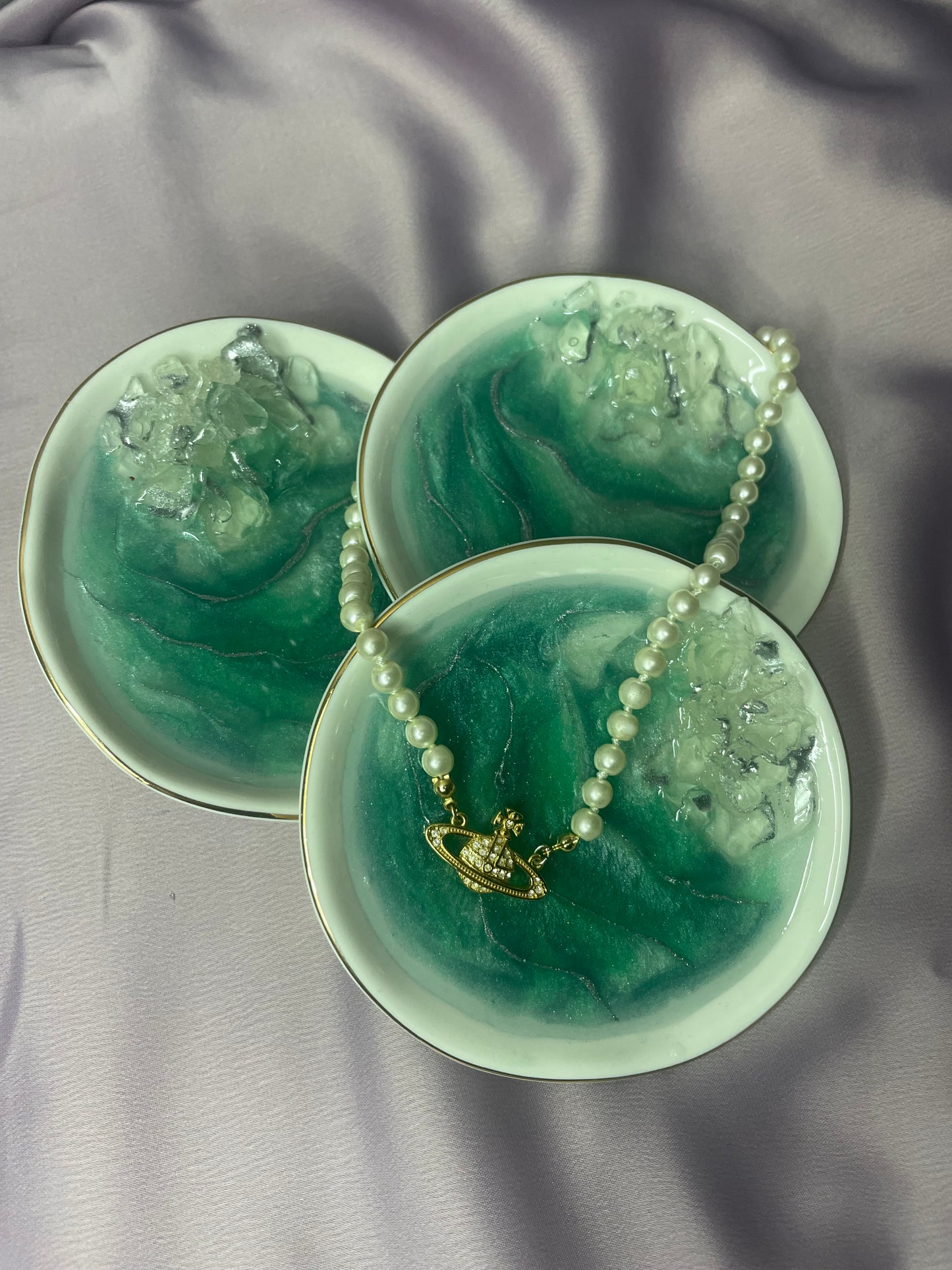 Green Porcelain Ring Dish