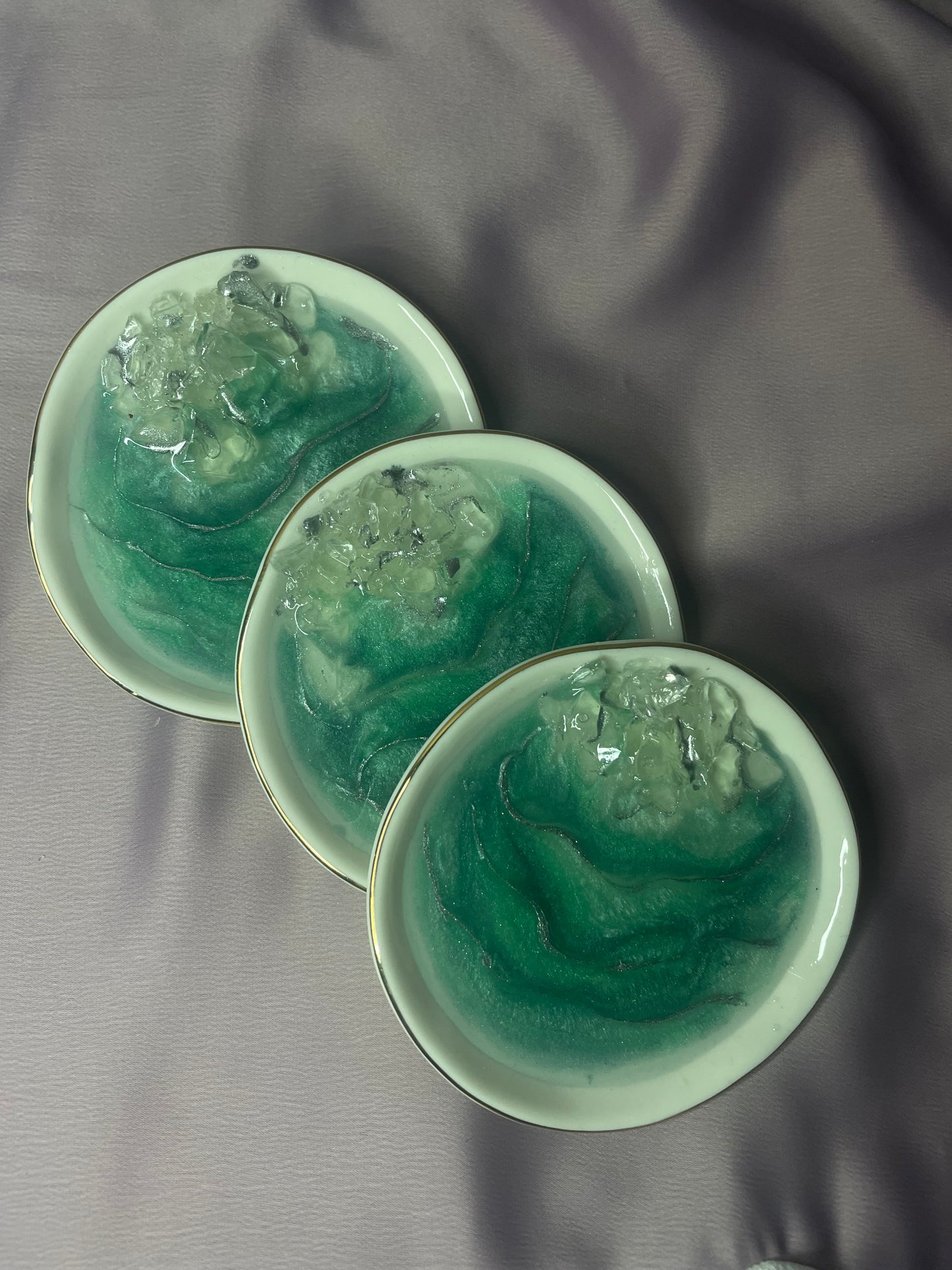 Green Porcelain Ring Dish