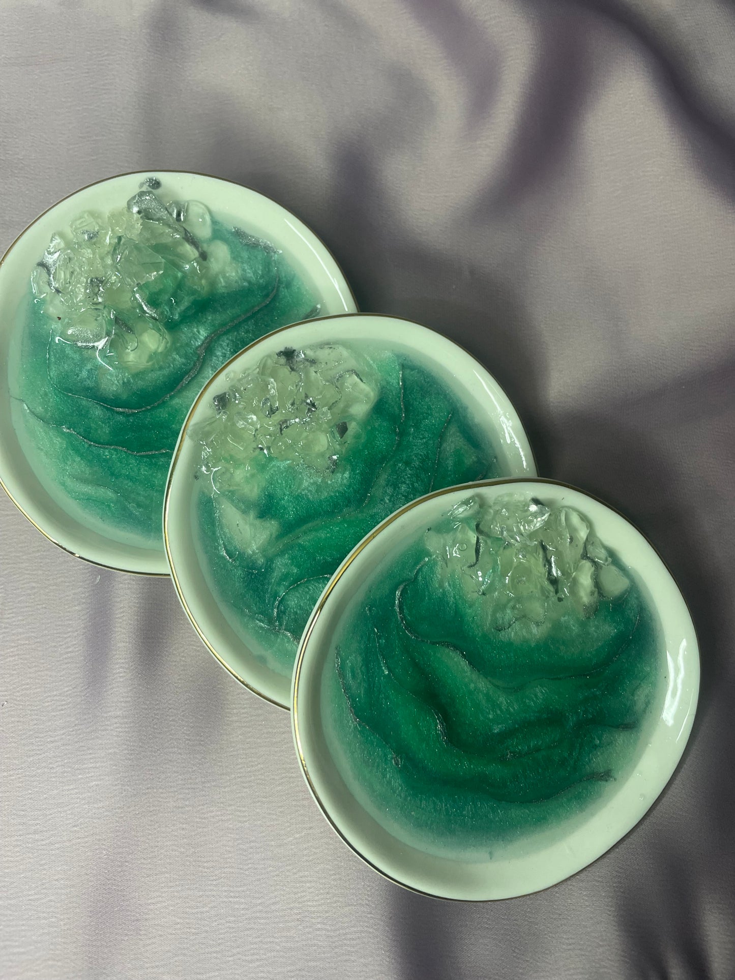 Green Porcelain Ring Dish