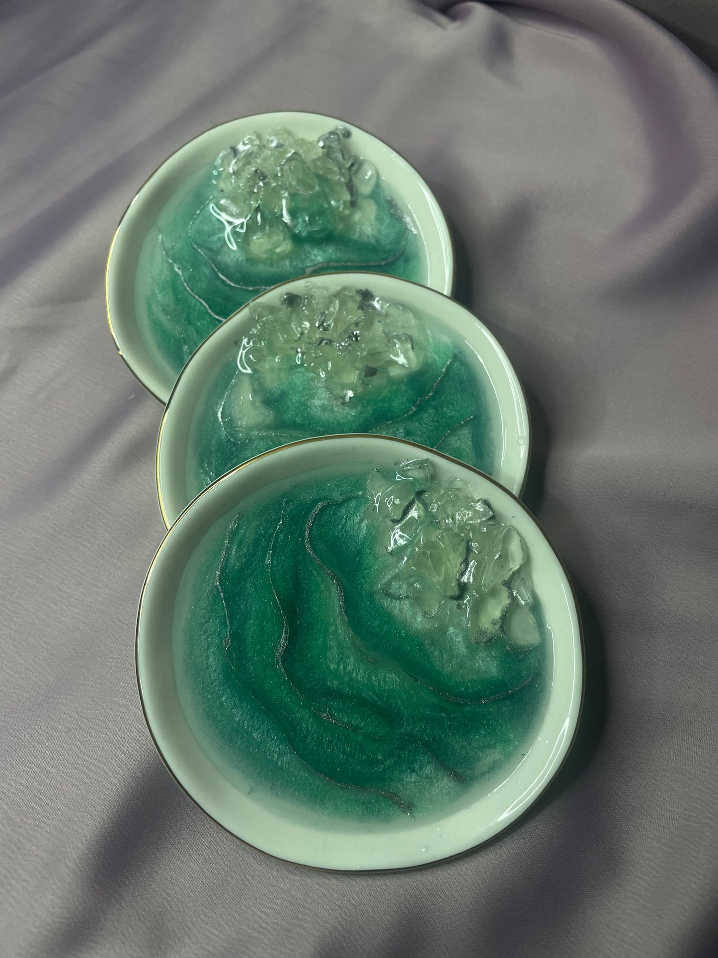 Green Porcelain Ring Dish