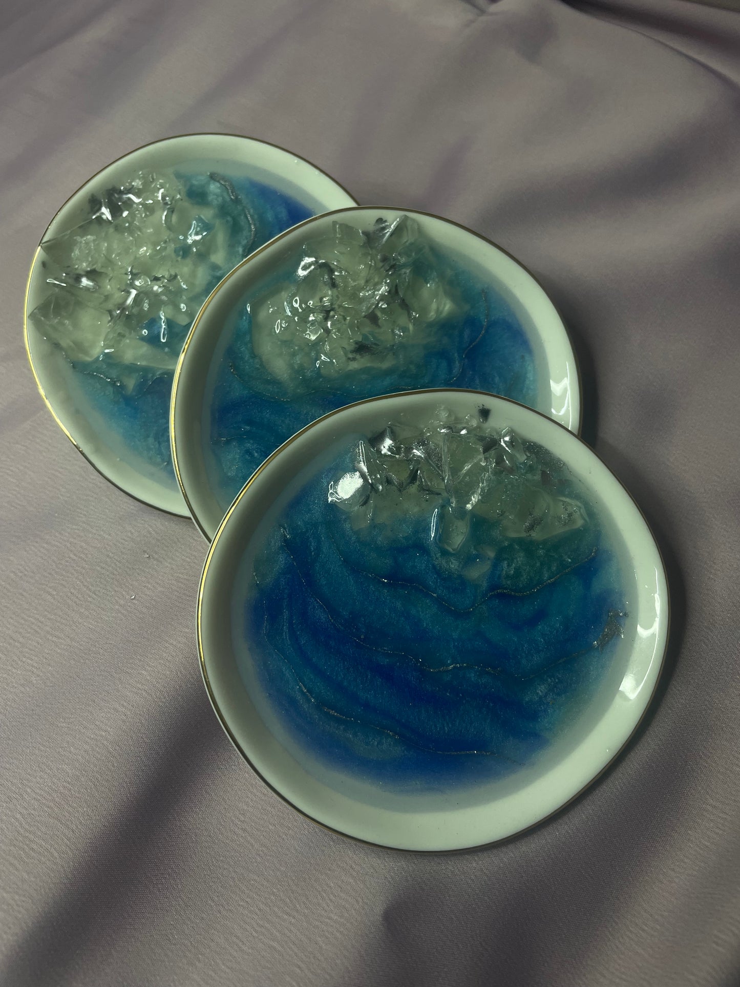 Blue Porcelain Ring Dish