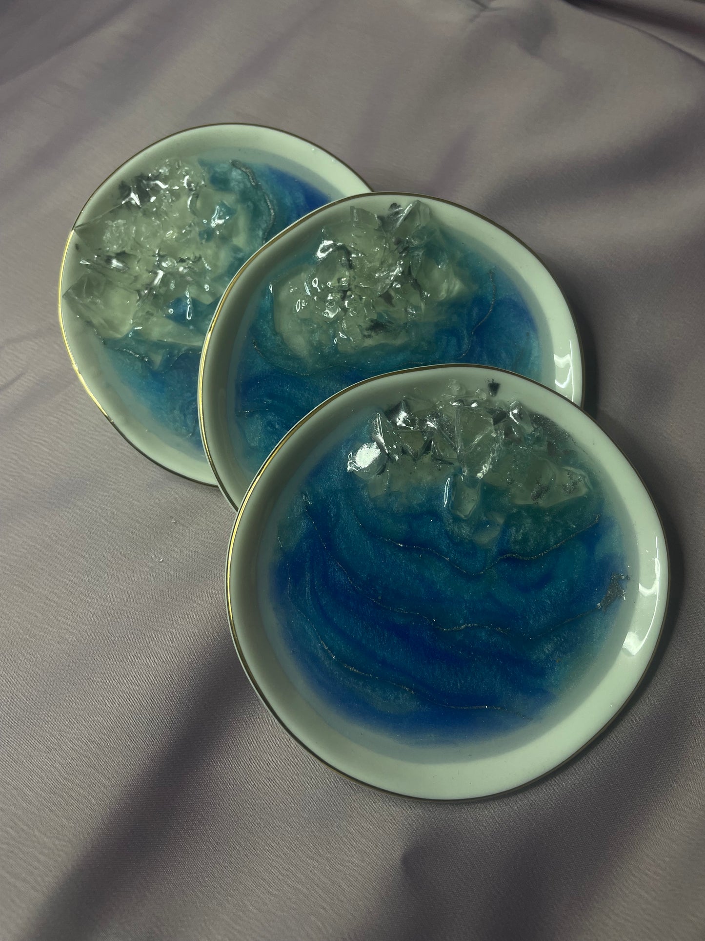 Blue Porcelain Ring Dish