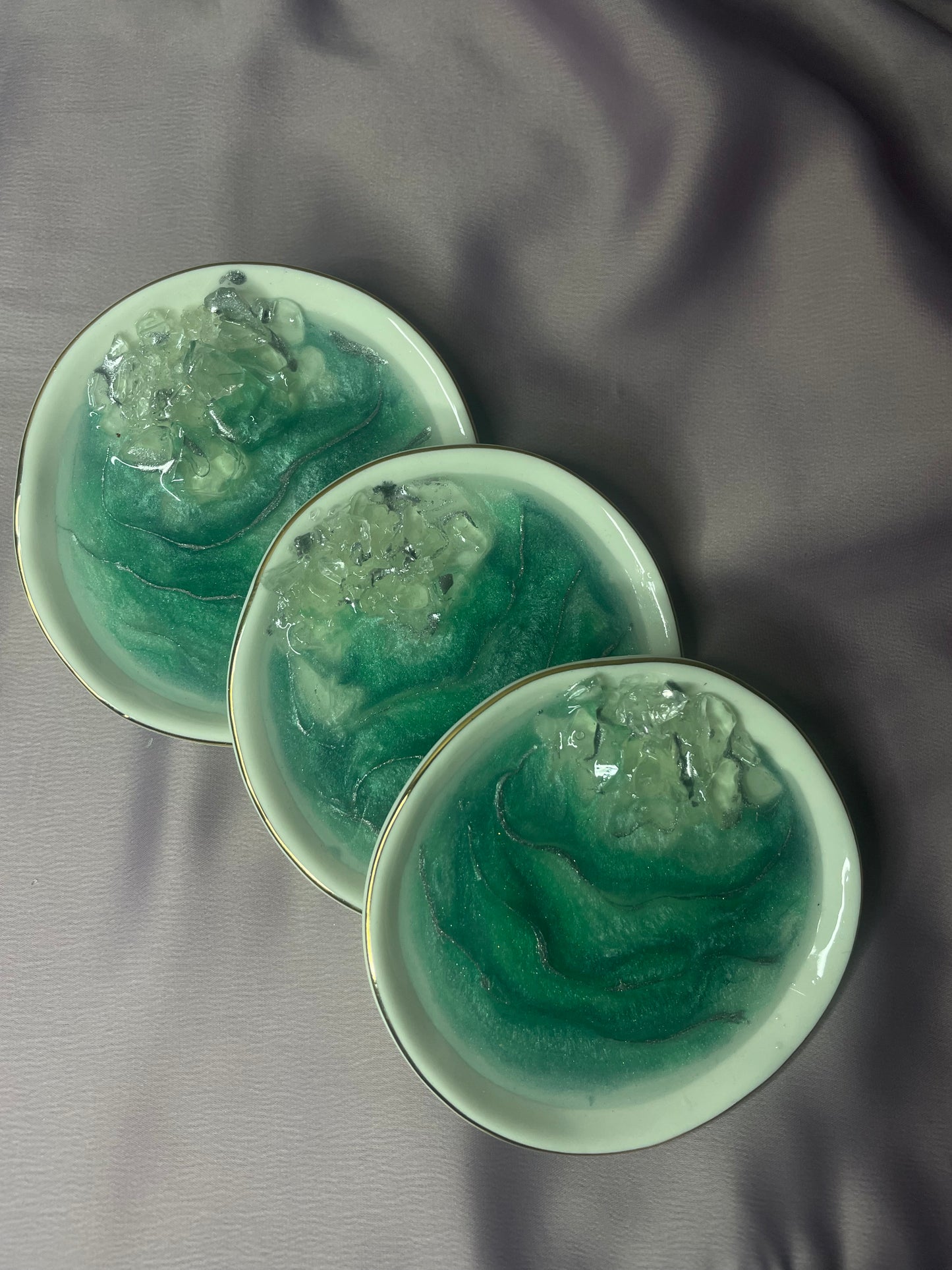 Green Porcelain Ring Dish