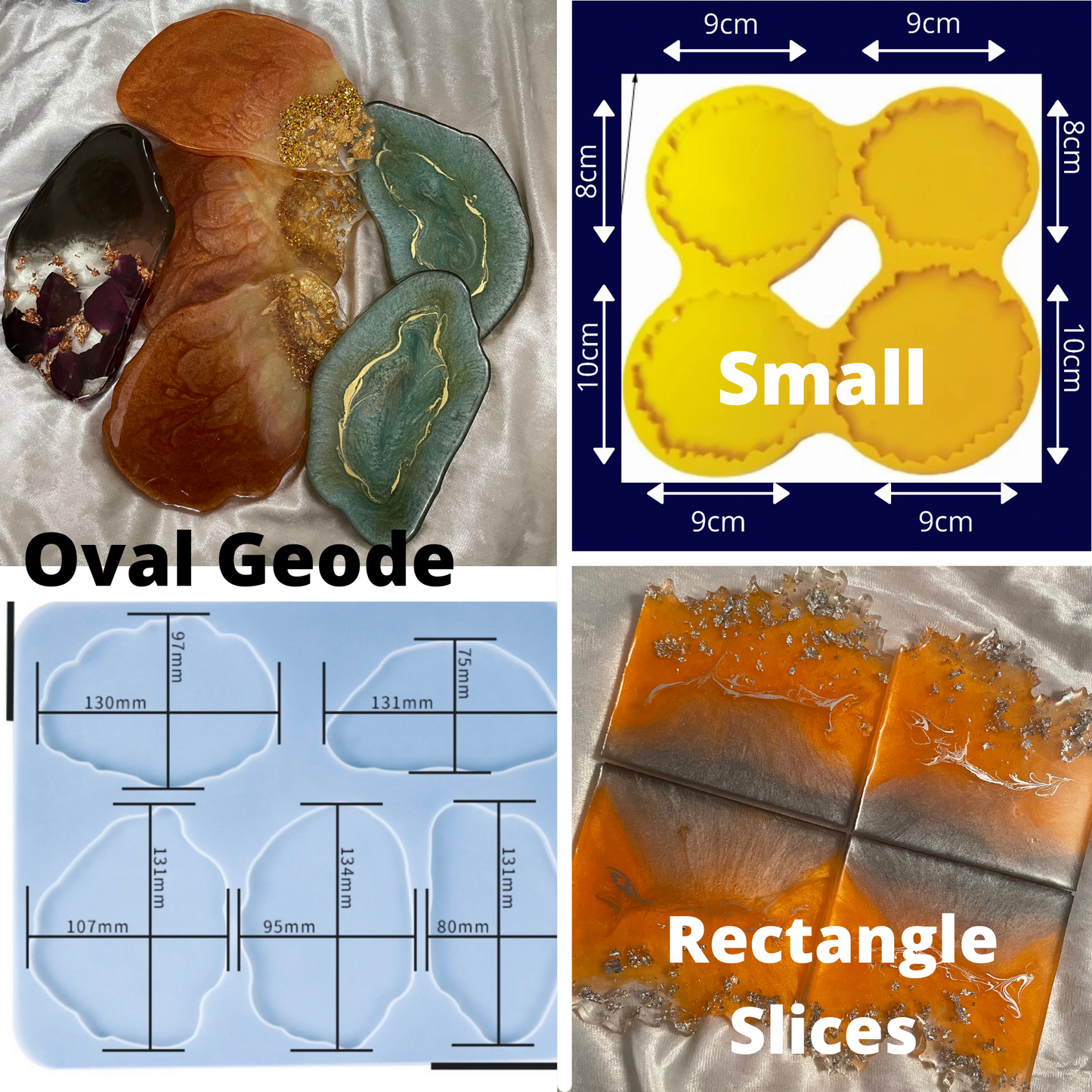 Geode Resin Placemats and Coasters - Custom - EpoxyCore - [shop_type] 