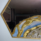 Hexagonal Wall Hanging Resin Mirror - Custom Wall Art