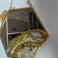 Hexagonal Wall Hanging Resin Mirror - Custom Wall Art