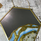 Hexagonal Wall Hanging Resin Mirror - Custom Wall Art