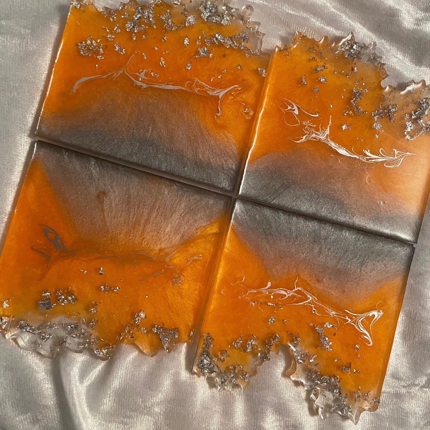 Rectangle Agate Slice Resin Coasters - Custom - EpoxyCore - [shop_type] 