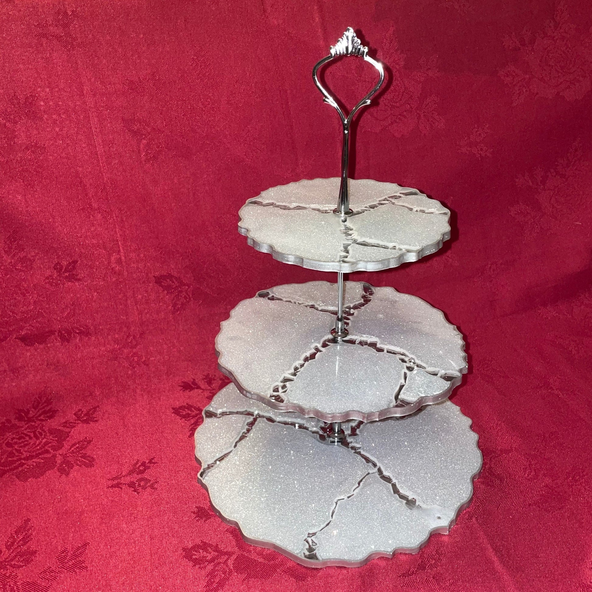 Three Tier Resin Cake Stand - Custom - EpoxyCore - [shop_type] 