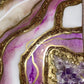 Amethyst Geode Inspired Resin Diptych Wall Art - Original - EpoxyCore - [shop_type] 