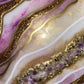 Amethyst Geode Inspired Resin Diptych Wall Art - Original - EpoxyCore - [shop_type] 