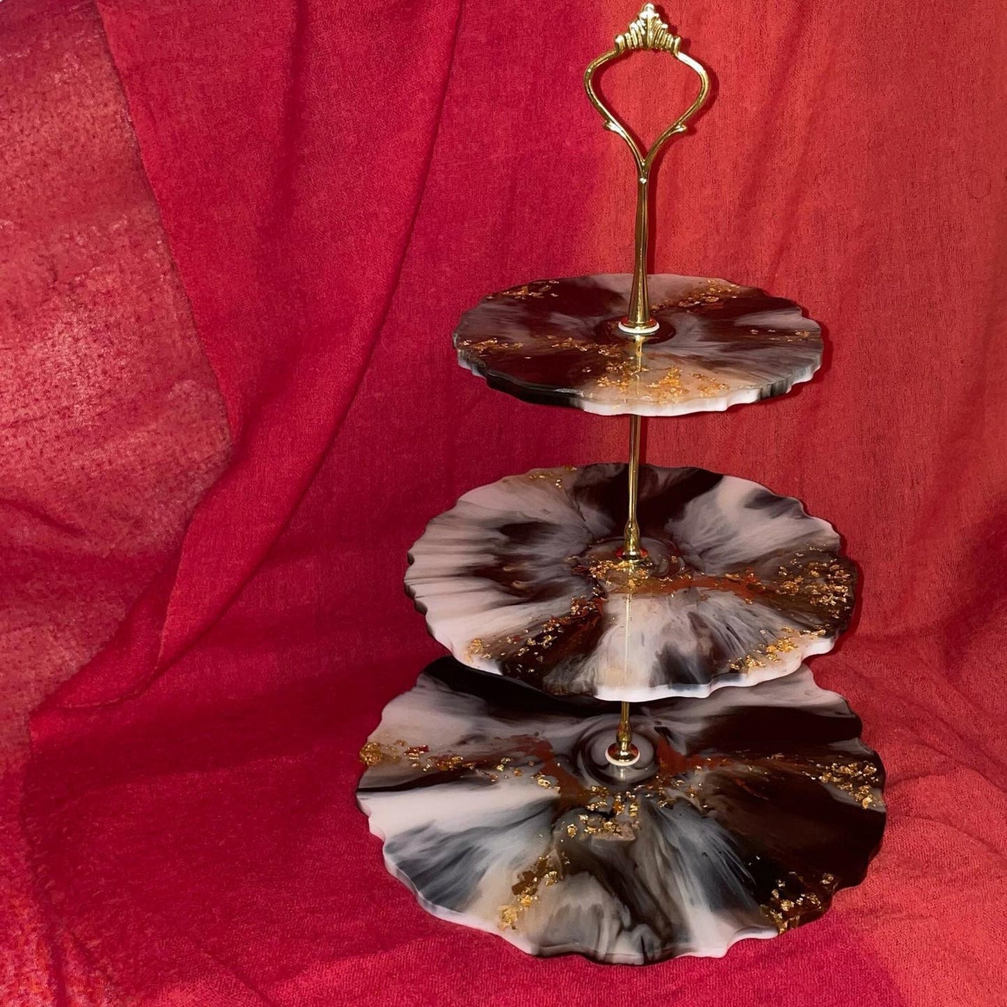 Three Tier Resin Cake Stand - Custom - EpoxyCore - [shop_type] 