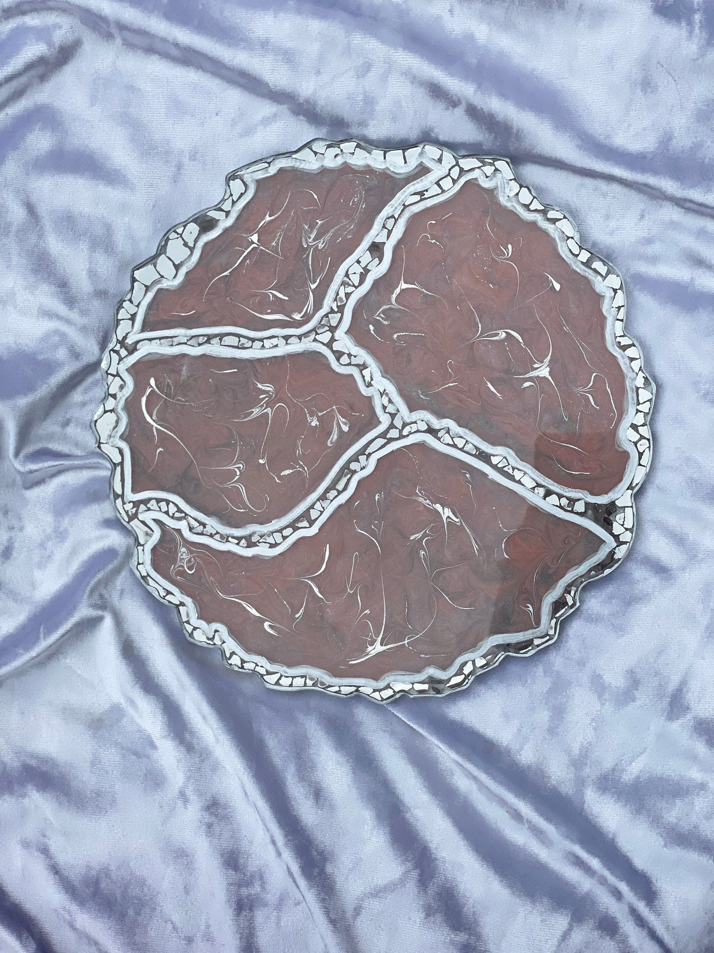 Round Geode Resin Tray - Custom - EpoxyCore - [shop_type] 
