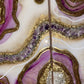Amethyst Geode Inspired Resin Diptych Wall Art - Original - EpoxyCore - [shop_type] 