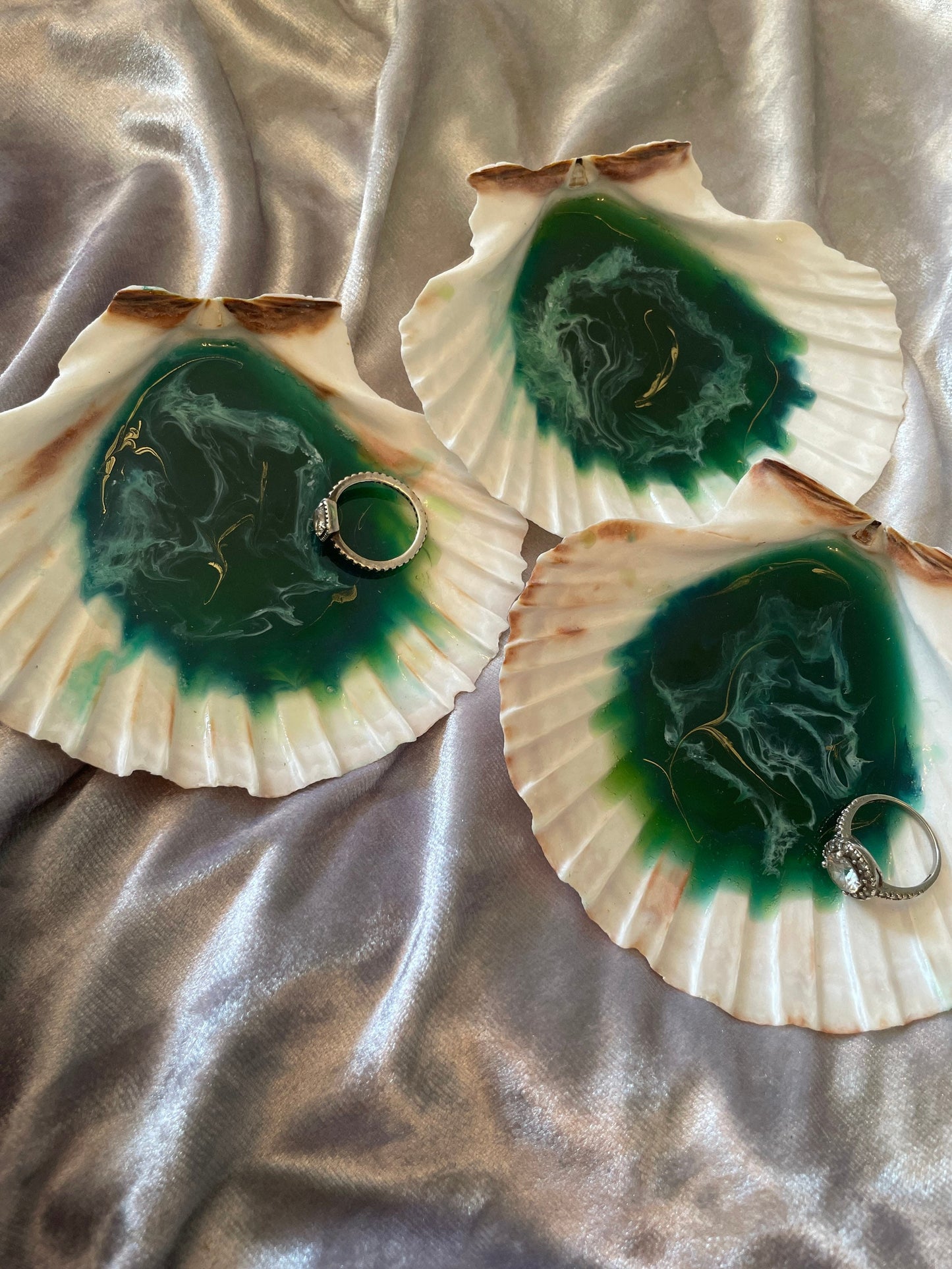 Natural Scallop Shell - Custom - EpoxyCore - [shop_type] 