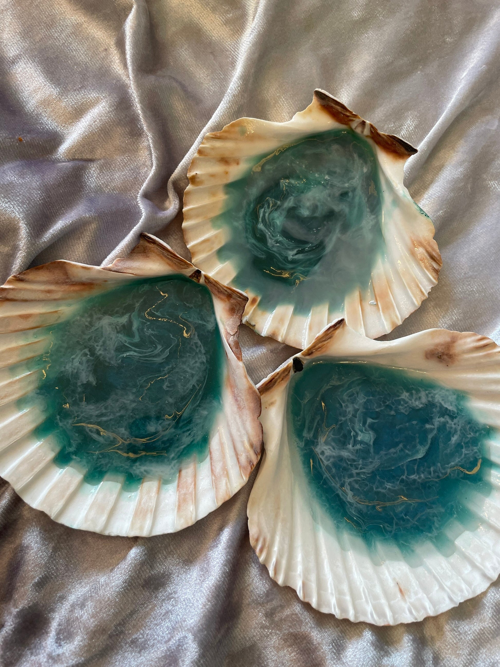 Natural Scallop Shell - Custom - EpoxyCore - [shop_type] 