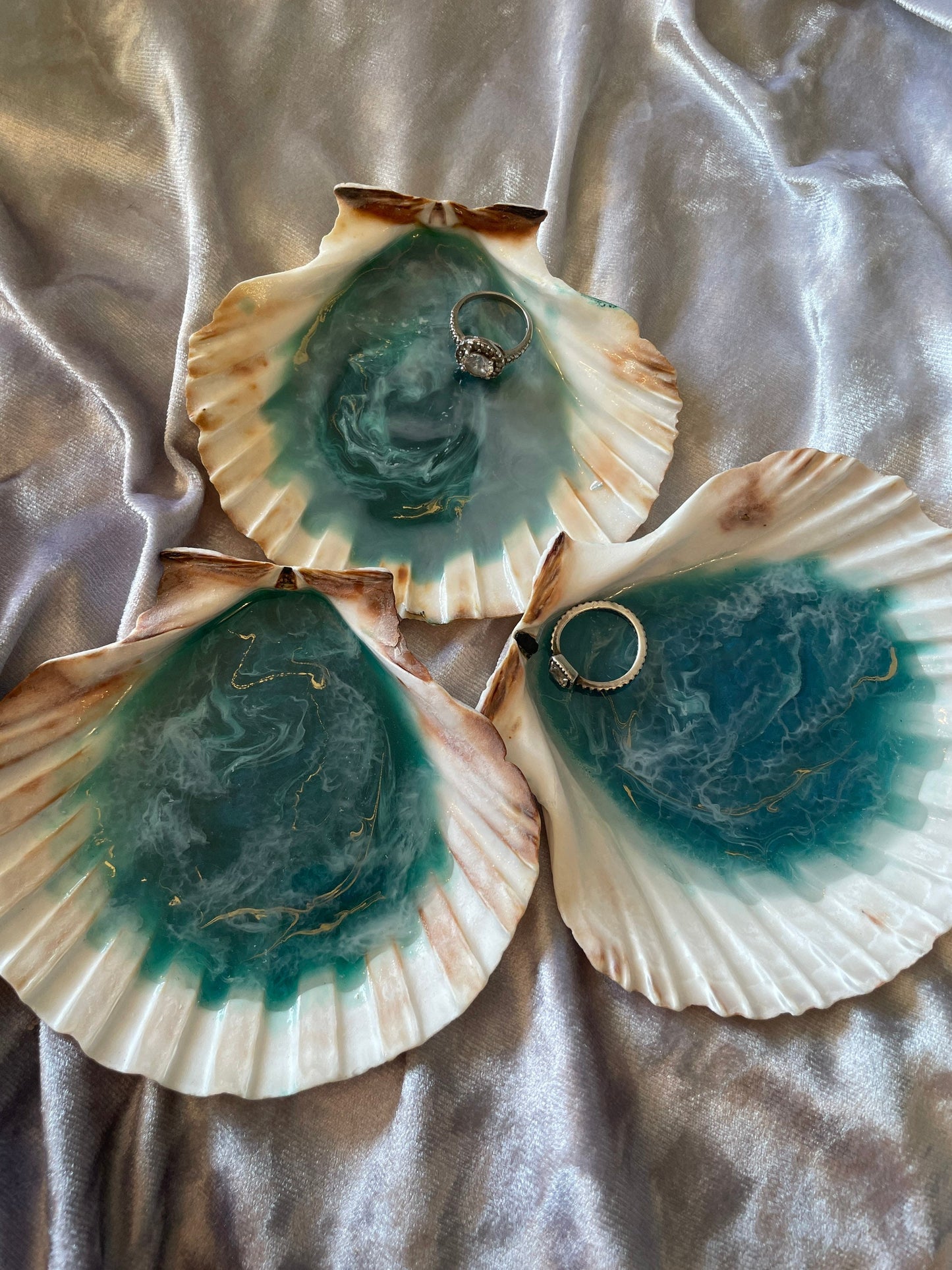 Natural Scallop Shell - Custom - EpoxyCore - [shop_type] 