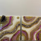 Amethyst Geode Inspired Resin Diptych Wall Art - Original - EpoxyCore - [shop_type] 