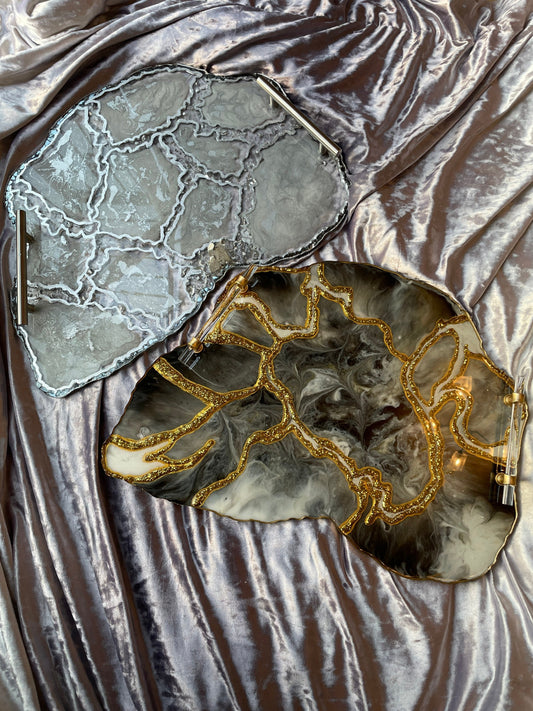 Large Geode Resin Placemats and Coasters - Custom - EpoxyCore - [shop_type] 