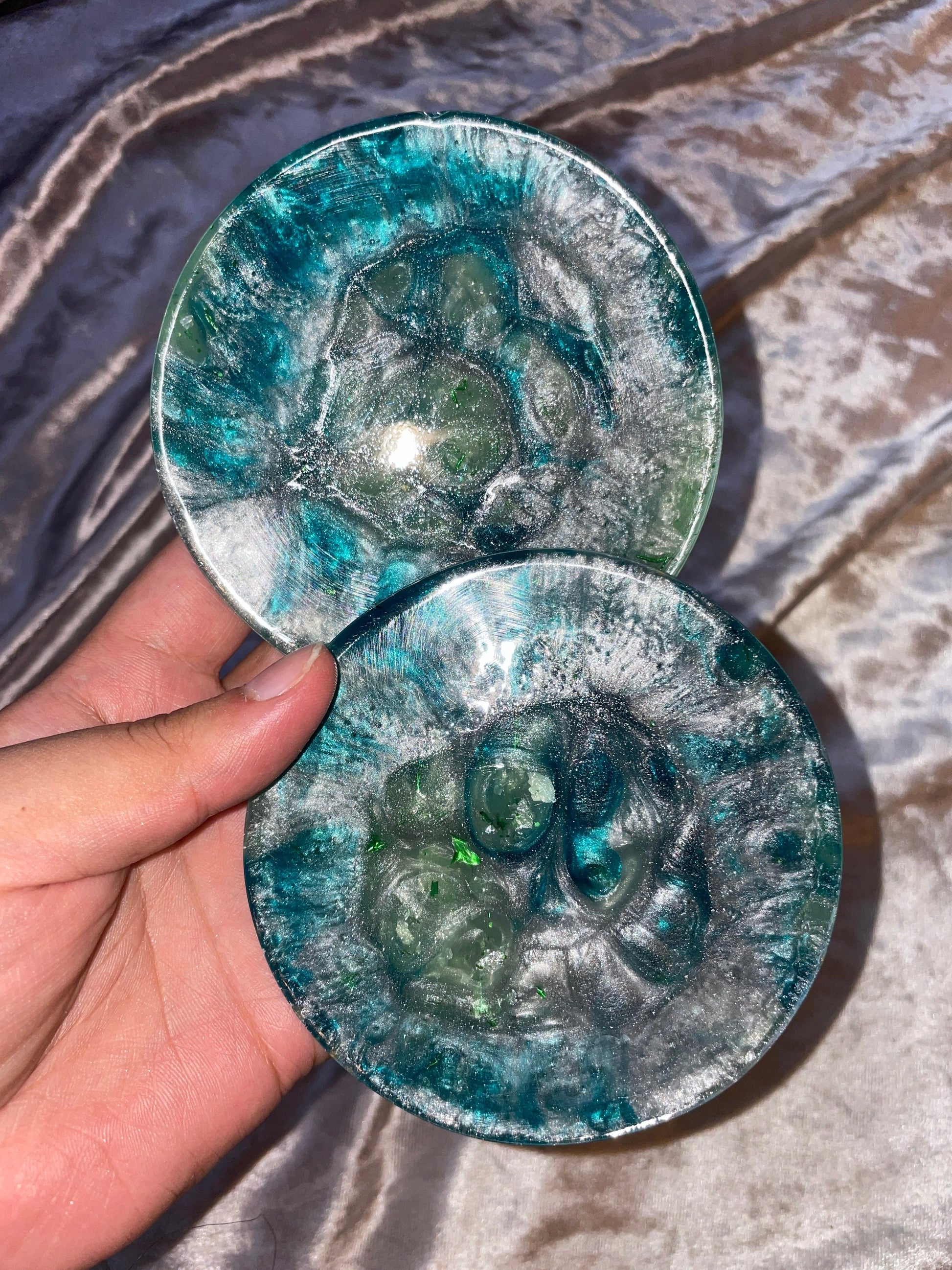 Round Resin Coasters  - Custom - EpoxyCore - [shop_type] 