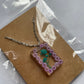 Real Dried Flowers with Bead Border Keyring - Custom - EpoxyCore - [shop_type] 