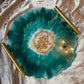 Round Geode Resin Tray - Custom - EpoxyCore - [shop_type] 
