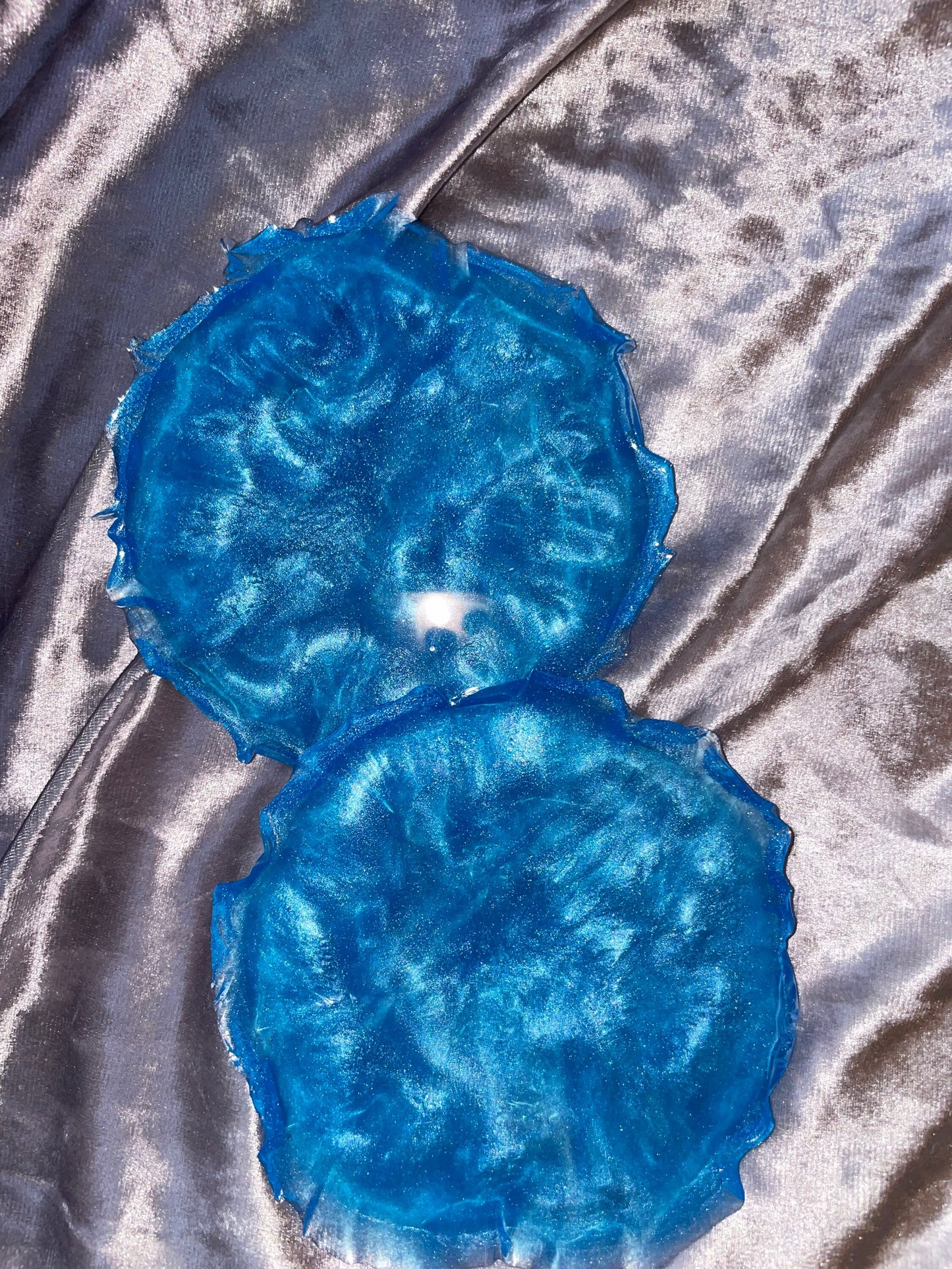 Irregular Round Geode Resin Coasters - Custom - EpoxyCore - [shop_type] 