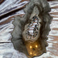 Black and Silver Sequined Geode Resin Placemat - EpoxyCore - [shop_type] 