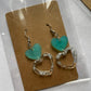 Heart Earrings Two-Tier Dangle Resin Earrings - Custom - EpoxyCore - [shop_type] 