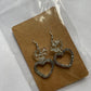 Heart Earrings Two-Tier Dangle Resin Earrings - Custom - EpoxyCore - [shop_type] 