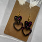 Heart Earrings Two-Tier Dangle Resin Earrings - Custom - EpoxyCore - [shop_type] 